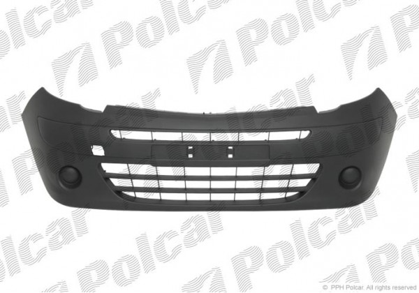 Бампер передній Renault Kangoo II, 2008-2012, 7701478128, без противотуманок*